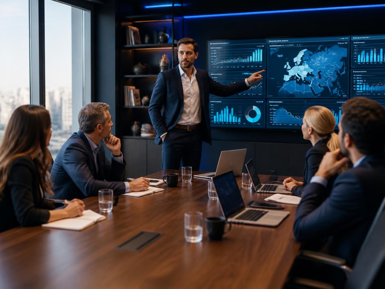 Batavia B.V. illustratie met dashboards, AI en automatisering